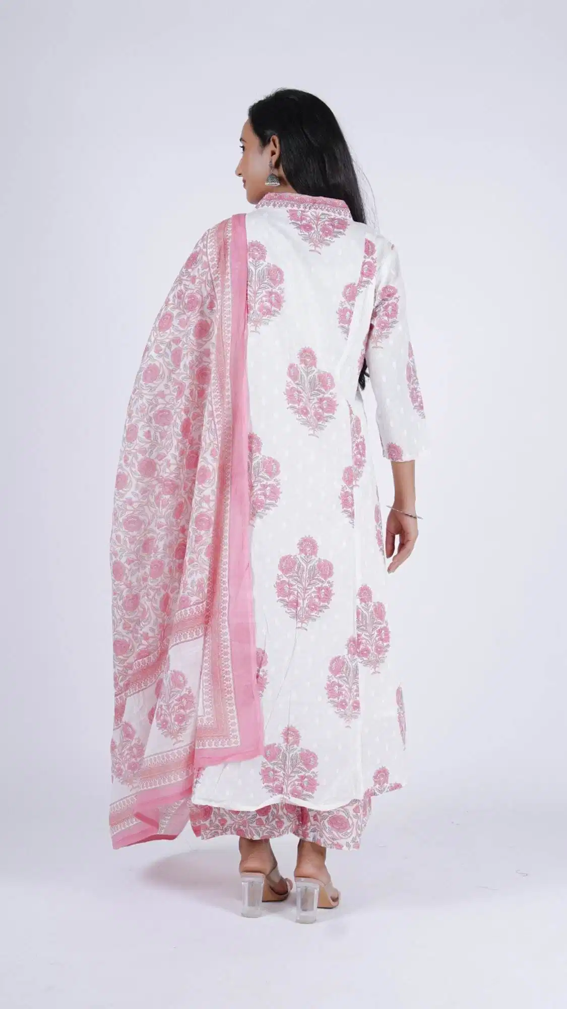 A line suit set with plazzo and dupptta - Image 6